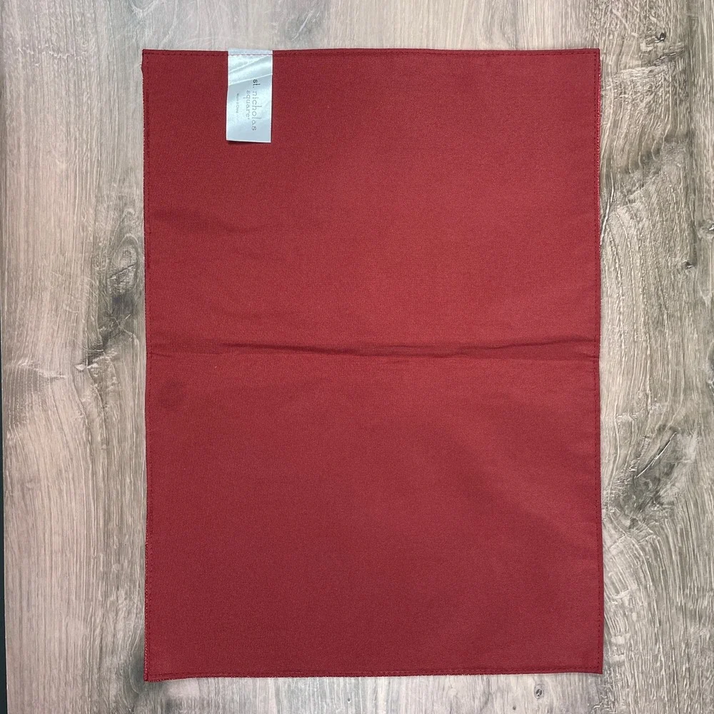 St Nicholas Square Kohls Red Reindeer Believe Christmas Table Placemats Set of 3